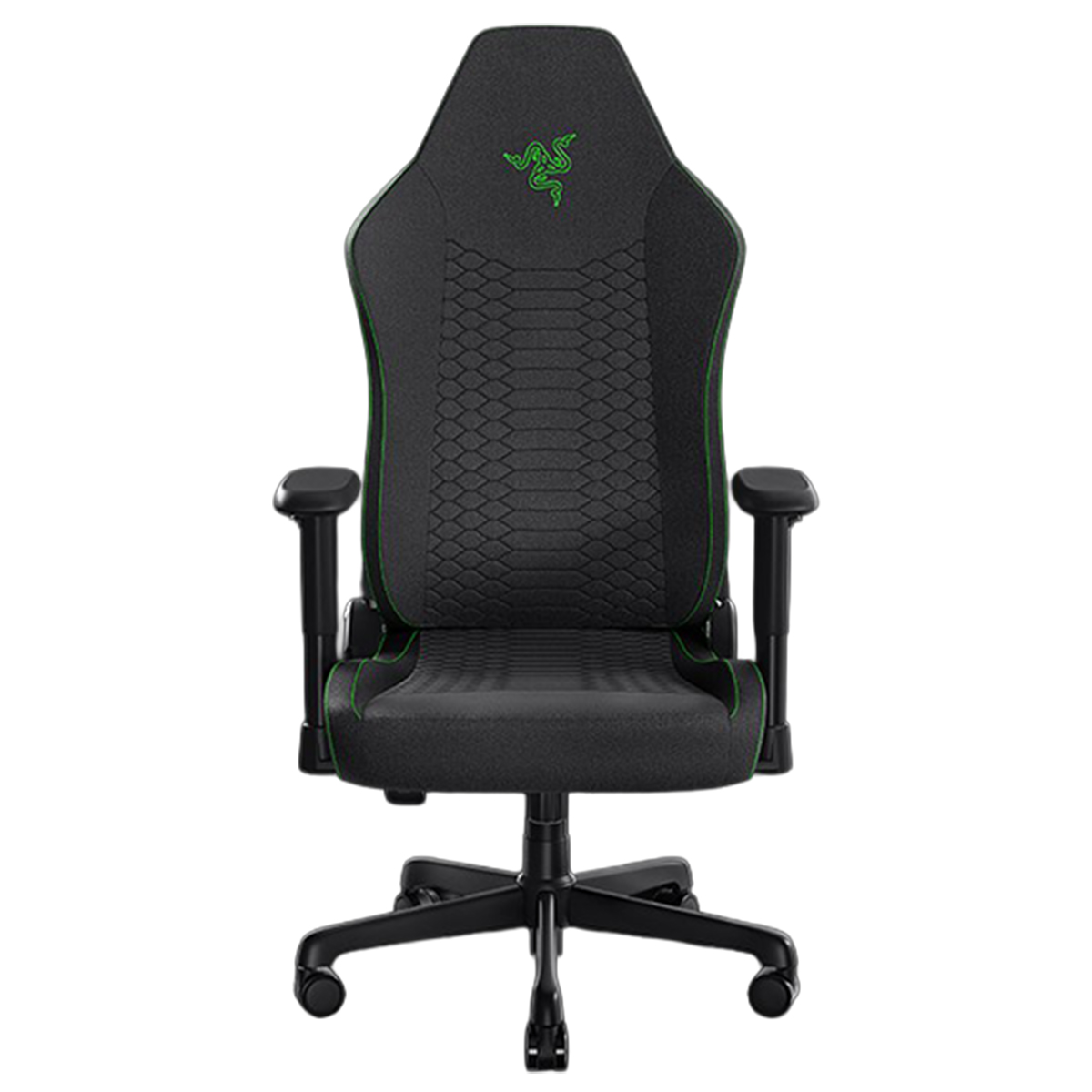 Razer Iskur V2 X Siyah Yesil Kumas Bel Destekli 2d Oyuncu Koltugu Rz38 05310100 R3g1 1