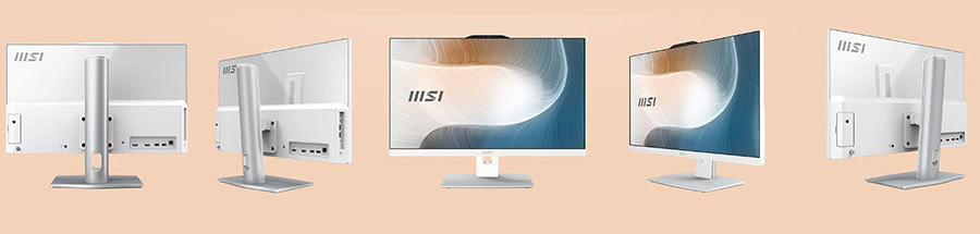 MSI MODERN AM242P 1M-1224EU Intel Core 5-120U 8GB DDR5 512GB SSD 23.8 inç Full HD W11 Pro Beyaz All In One Bilgisayar h3