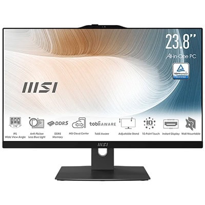 MSI MODERN AM242P 1M-2269XEU Intel Core 5-120U 8GB DDR5 512GB SSD 23.8 inç Full HD FreeDos All In One Bilgisayar h1