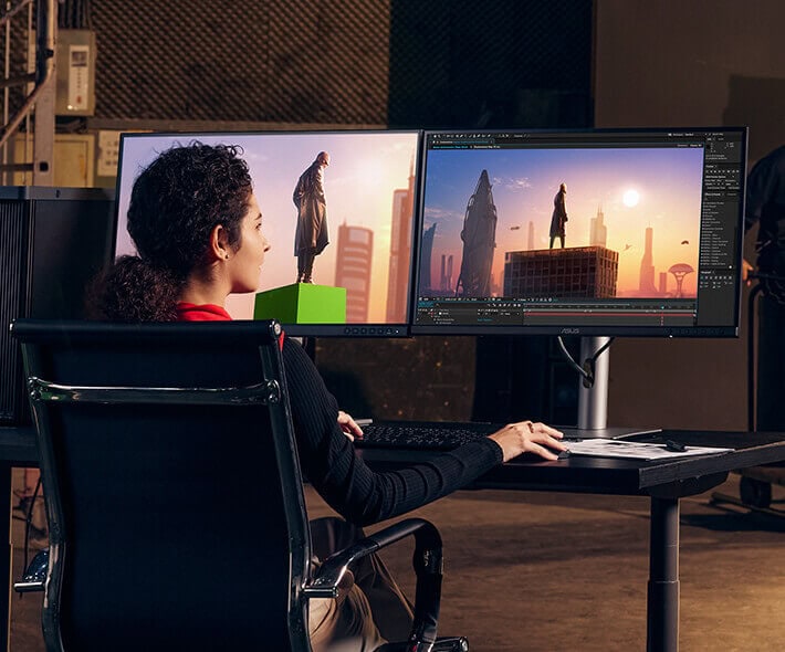 ASUS ProArt PA248QFV 24.1 inç 100Hz 5ms WUXGA Adaptive Sync IPS Pivot Monitör h3