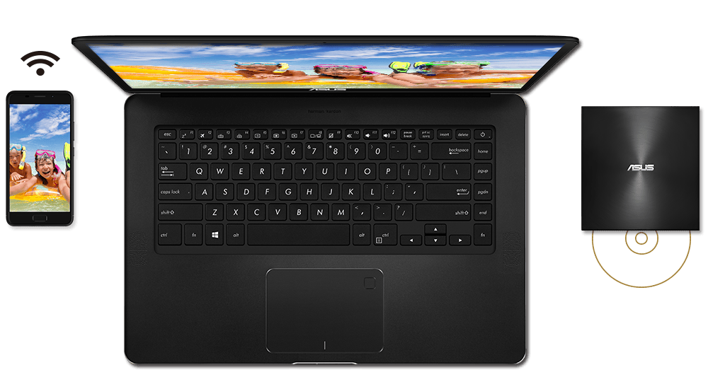 ASUS ZenDrive U9M SDRW-08U9M-U Silver M-DISC Destekli Harici Ultra İnce DVD Yazıcı h4