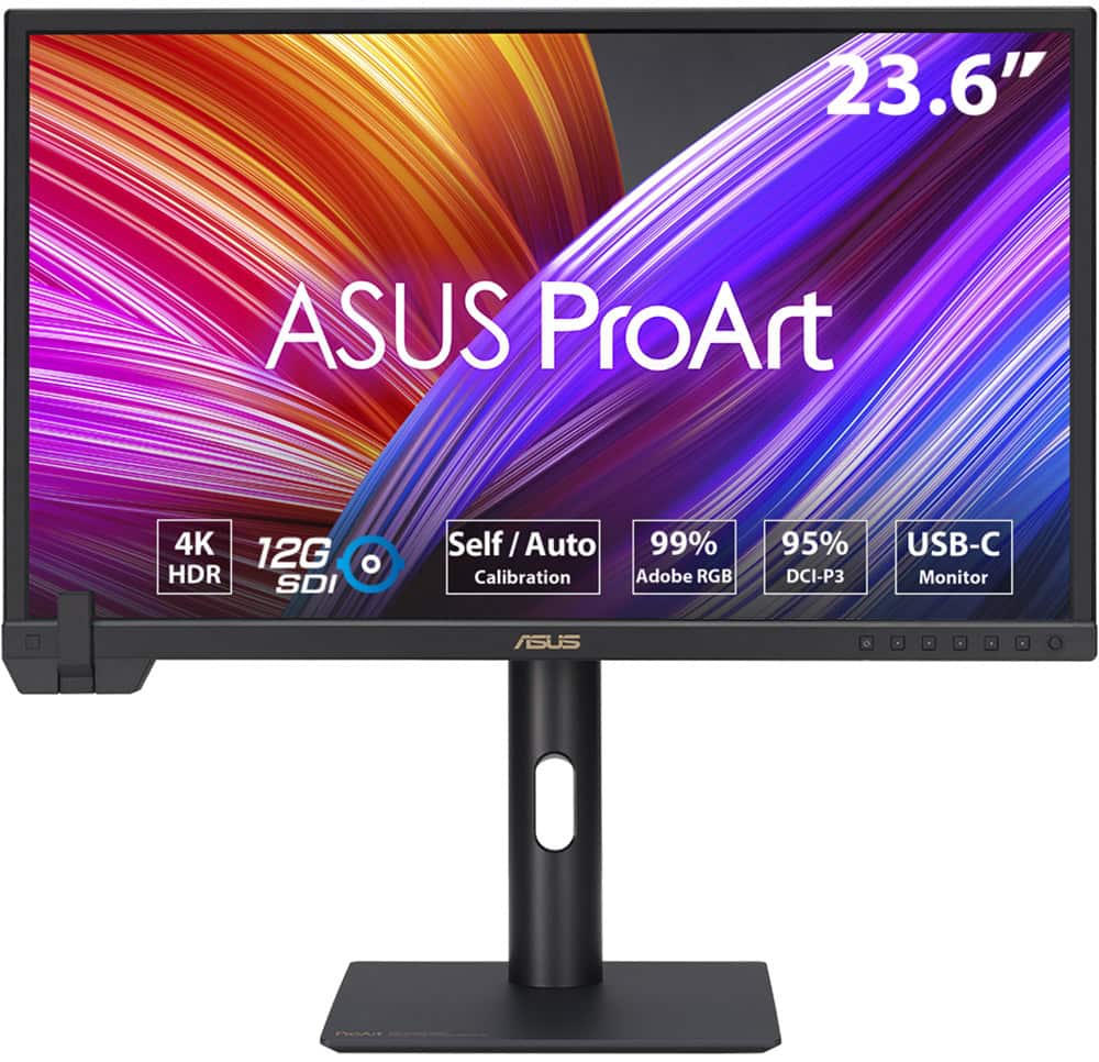 ASUS ProArt PA24US 23.6 inç 60Hz 5ms 4K UHD Adaptive Sync IPS Pivot Monitör h1