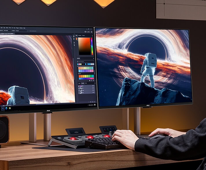 ProArt Display OLED PA32UCDM ASUS ProArt PA32UCDM 31.5 inç 240Hz 0.1ms 4K UHD Adaptive Sync QD-OLED Pivot Monitör h3