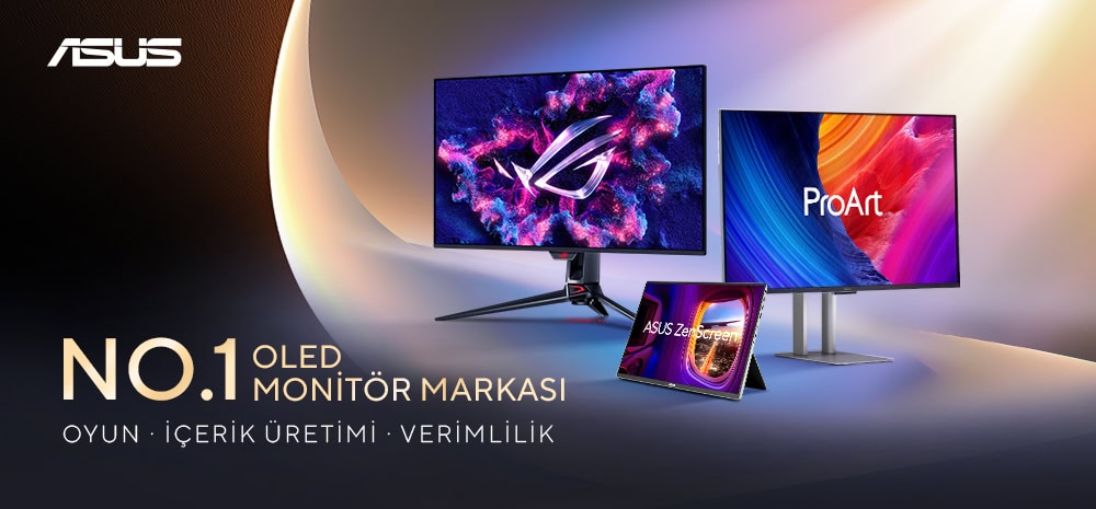 ASUS No.1 OLED Markası ASUS ProArt PA32UCDMR-K 31.5 inç 240Hz 0.1ms 4K UHD Adaptive Sync QD-OLED Pivot Monitör h2