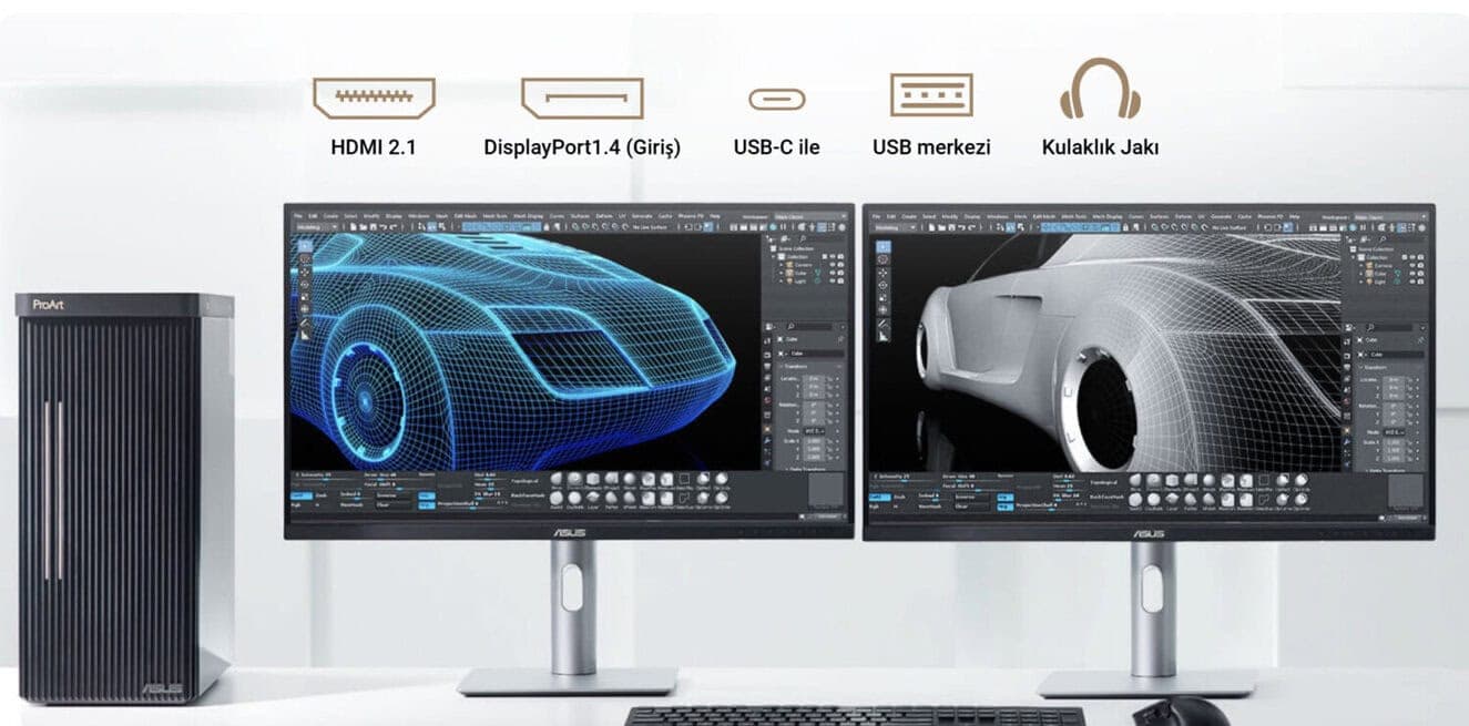 ASUS ProArt PA27JCV 27 inç 60Hz 5ms 5K Full HD Adaptive Sync IPS Monitör h18