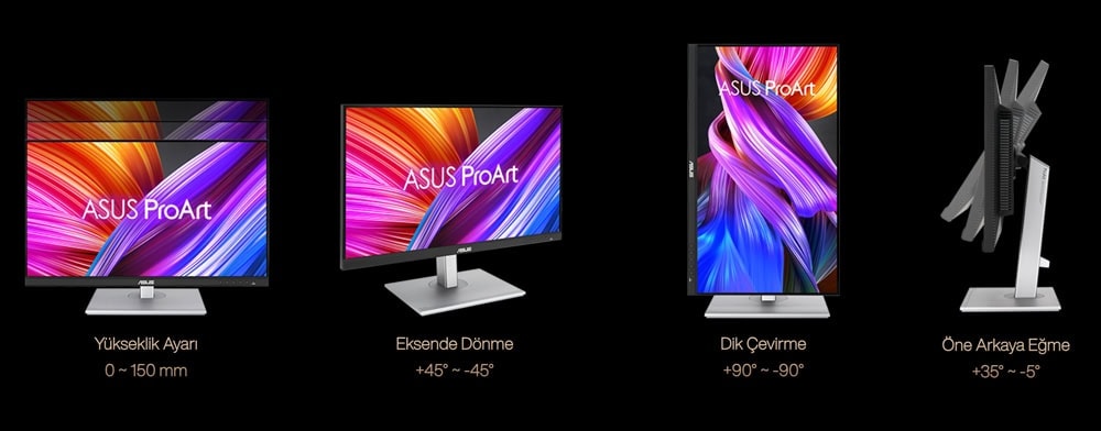 ProArt Display PA278CGV ASUS ProArt PA278CGV 27 inç 144Hz 5ms 2K QHD FreeSync IPS Pivot Monitör h17