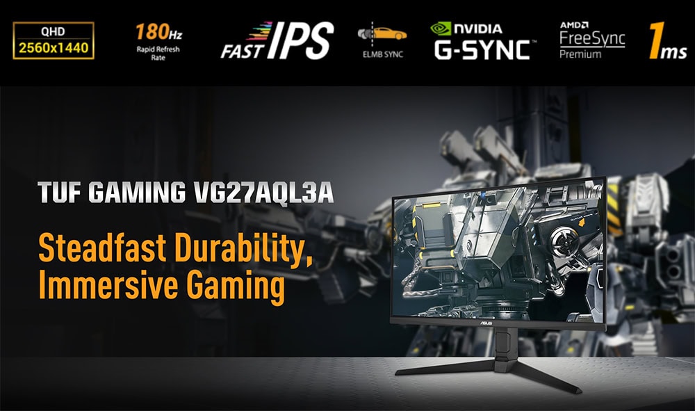 TUF Gaming VG27AQL3A ASUS TUF Gaming VG27AQL3A Gaming Monitör H4
