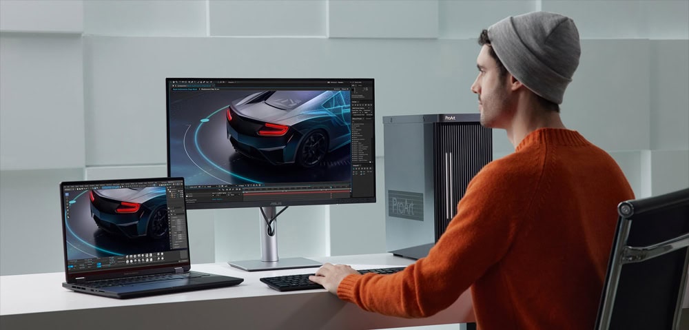 ProArt Display PA279CRV ASUS ProArt PA279CRV 27 inç 60Hz 5ms 4K UHD Adaptive Sync HDR400 IPS Pivot Monitör h10