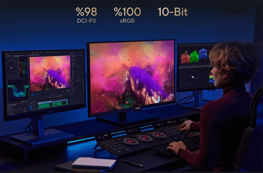 ProArt Display PA32UCE ASUS ProArt PA32UCE 31.5 inç 60Hz 5ms 4K UHD Adaptive Sync IPS Pivot Monitör h16