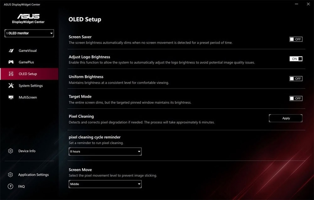 ASUS ROG Swift OLED PG39WCDM Gaming Monitör H11