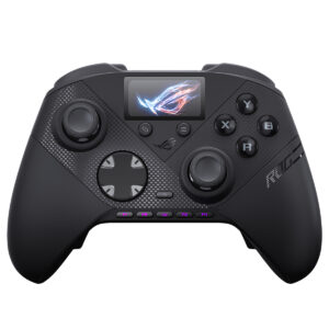 ASUS ROG Raikiri II Pro kablosuz oyun kumandası, 8K Hz hotswap TMR joystick ve ergonomik tasarım ile yüksek performans sağlar.