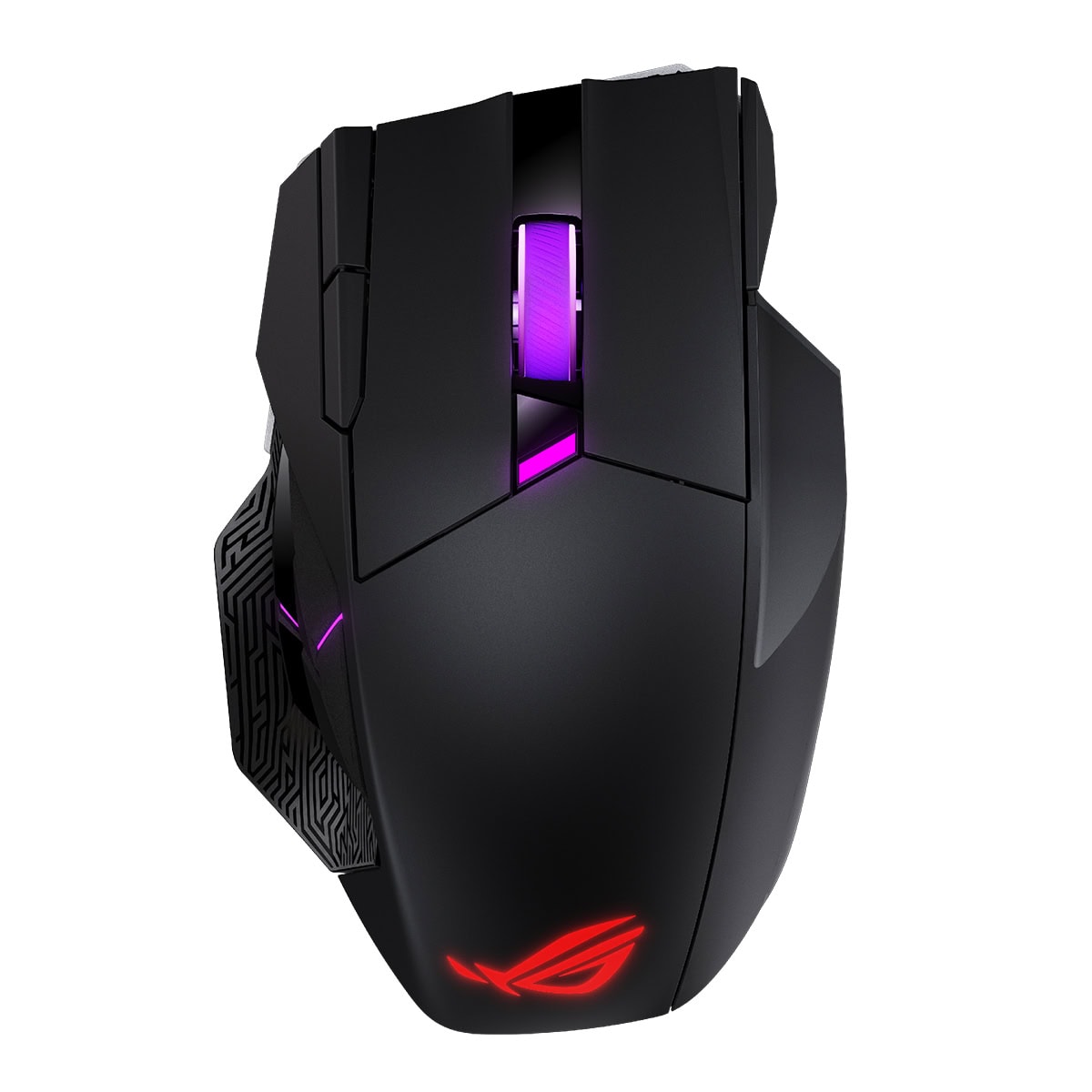 ASUS ROG Spatha X 65K Aimpoint Pro Sensörlü Kablosuz Gaming Mouse, RGB aydınlatmalı, ergonomik tasarım, yüksek hassasiyetli sensör, oyuncular için ideal.