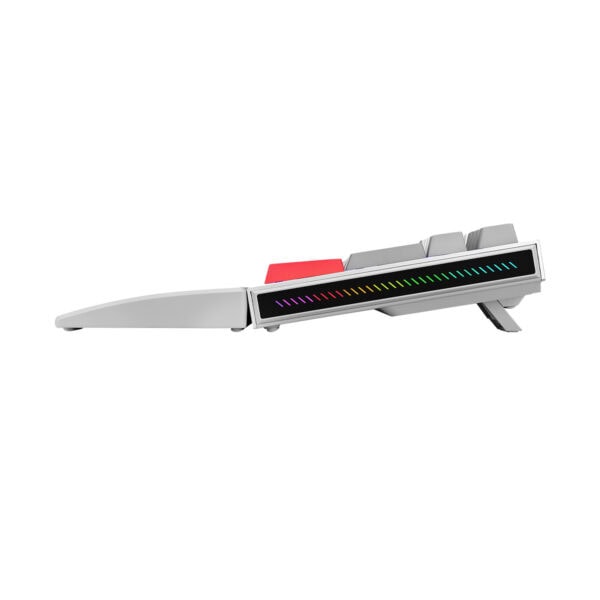 ASUS ROG Strix Morph 96 kablosuz RGB mekanik oyun klavyesi, beyaz renk ve hotswap switch özellikleriyle öne çıkıyor.