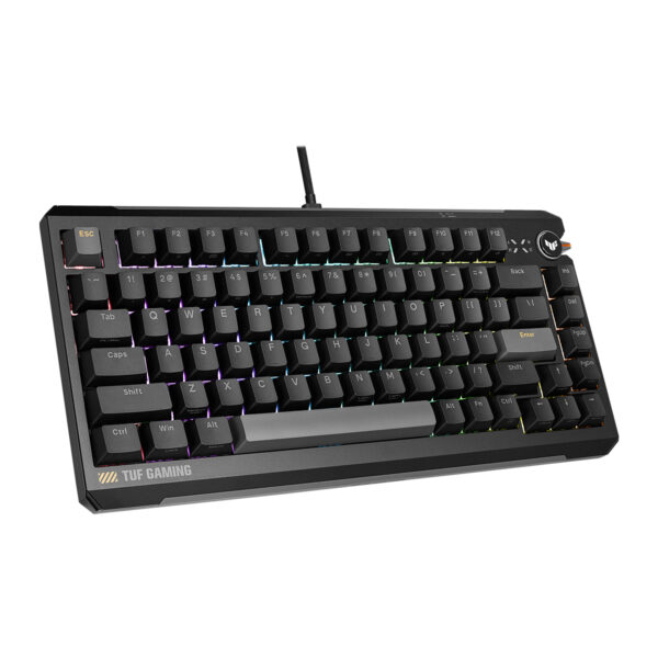 ASUS TUF Gaming K4 manyetik switch ve RGB aydınlatmalı oyun klavyesi, hall effect teknolojisi ve hotswap özellikleriyle dikkat çekiyor.
