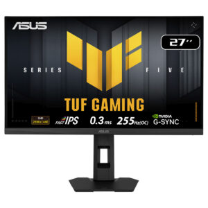 Asus Tuf Gaming Vg27aqmel5f 27 Inc 255hz 0 3ms 2k Qhd Adaptive Sync Fast Ips Pivot Gaming Monitor Fc1