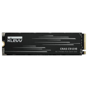 KLEVV CRAS 910G 1TB NVMe PCIe Gen4 x4 SSD, yüksek performanslı M.2 SSD, hızlı okuma ve yazma hızlarıyla ideal depolama çözümü.