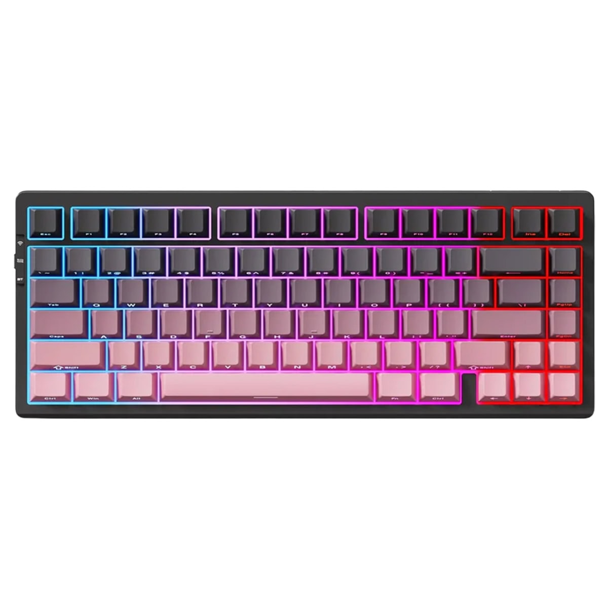 Mchose G75 Pro Black Pink Matcha Latte Switch Hotswap Rgb Kablosuz Ingilizce Mekanik Gaming Klavye G75 16a Fc1