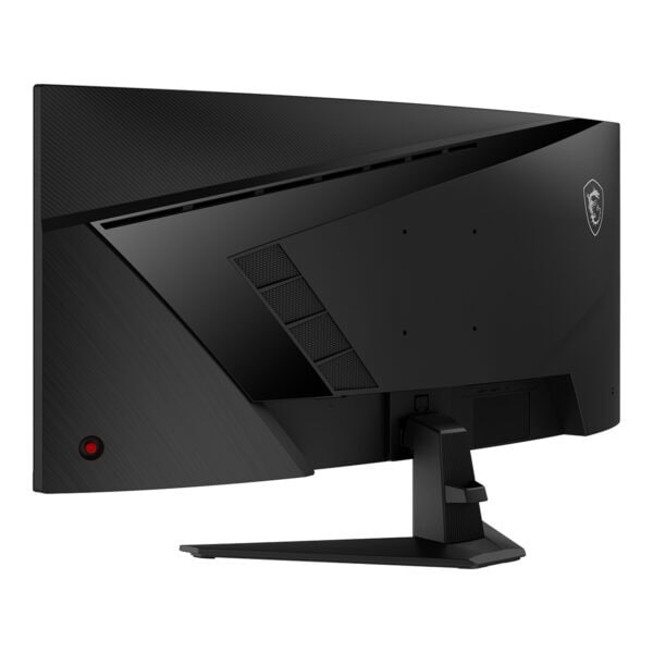 MSI MAG 346CQDF E20 34 inç kavisli oyun monitörü, 400Hz yenileme hızı, UHD çözünürlük ve FreeSync Premium teknolojisi ile yüksek performans sağlar.