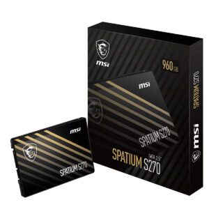 Msi Spatium S270 Sata 2 5 960gb Okuma 500mb Yazma 450mb Sata Ssd Fc1