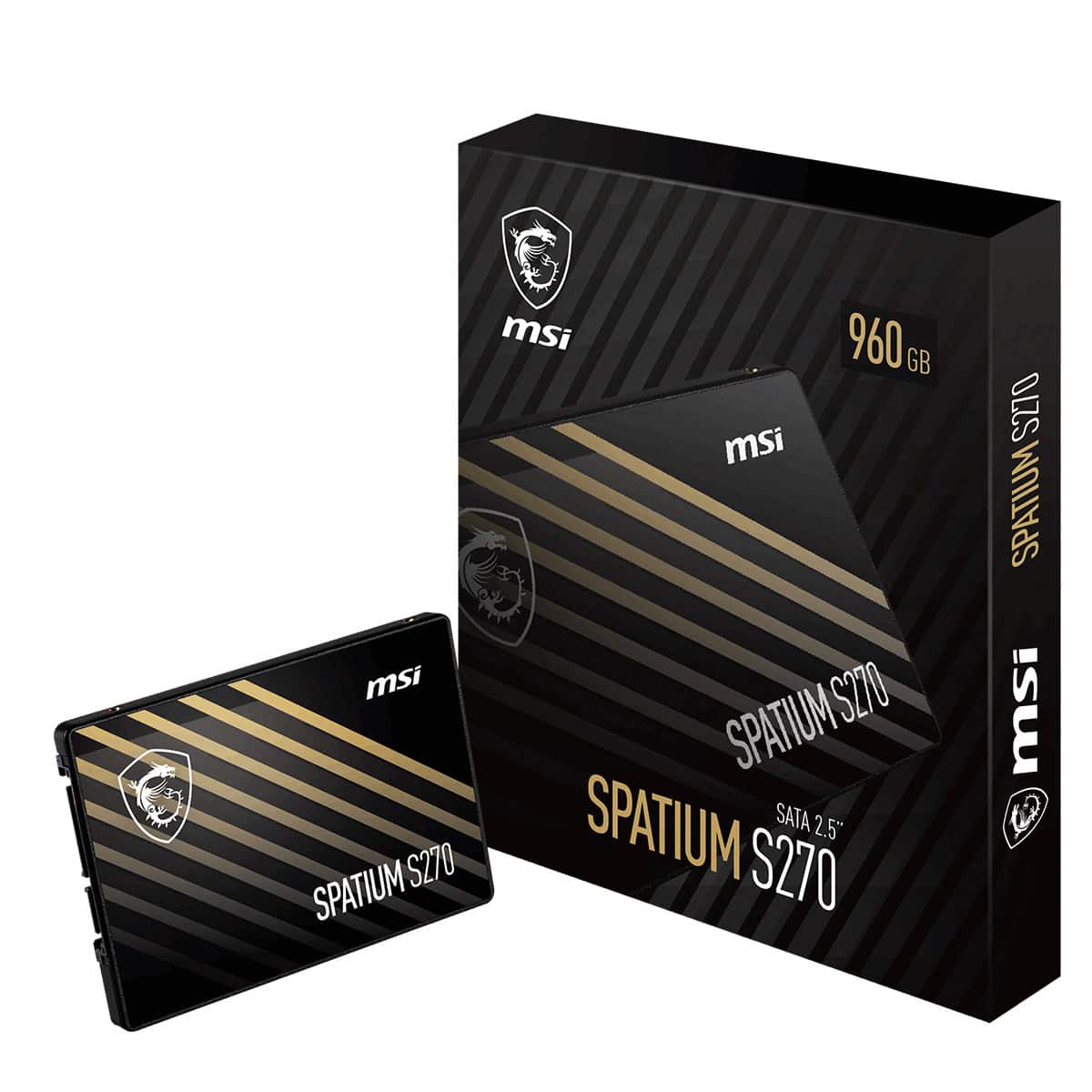 Msi Spatium S270 Sata 2 5 960gb Okuma 500mb Yazma 450mb Sata Ssd Fc1