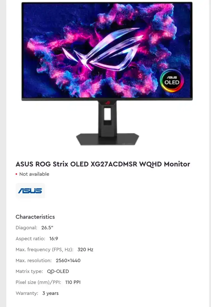New Asus Monitors Leaked V0 Lq341kr1dshh1