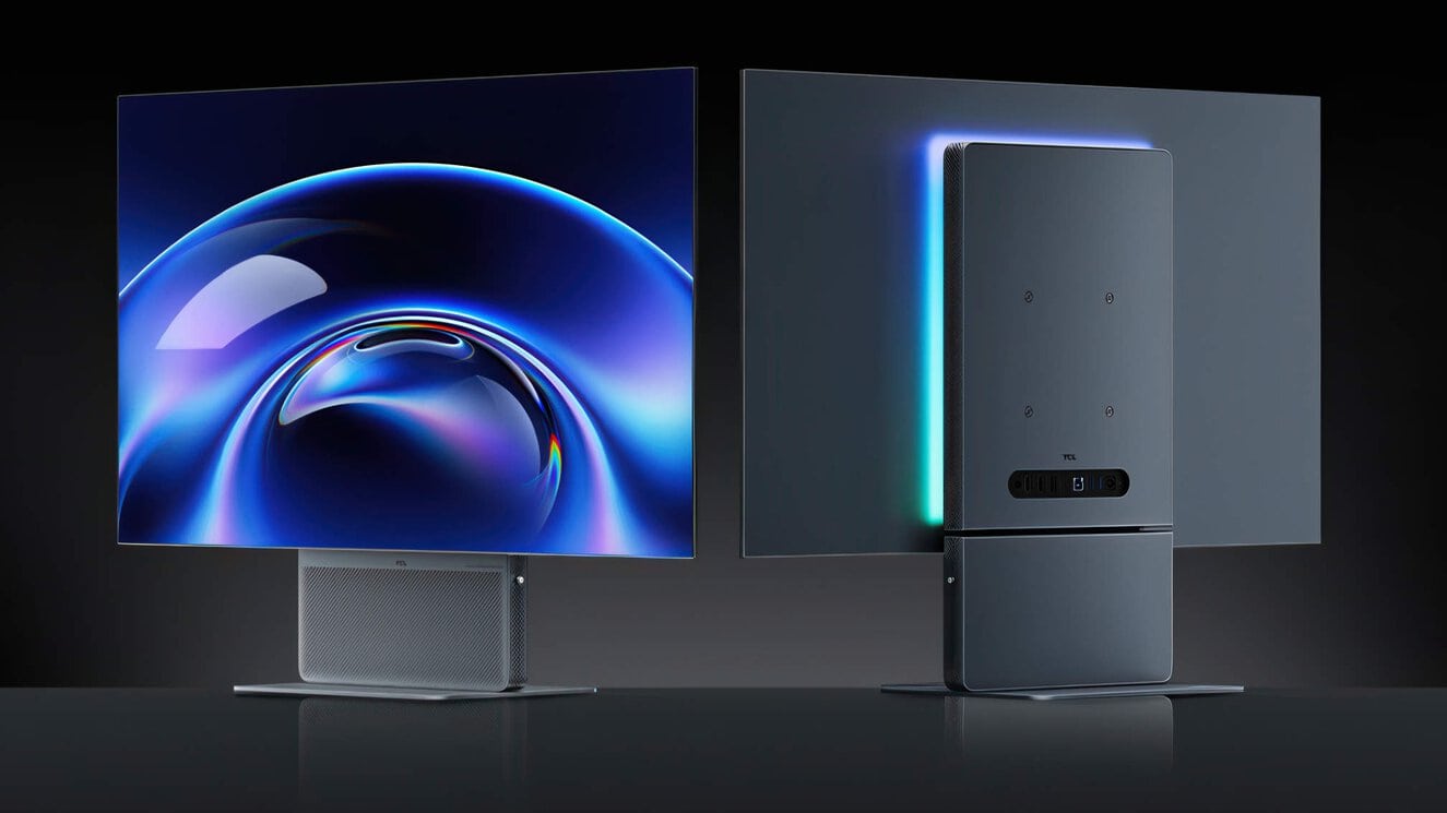 Tcl 32x3b Oled Monitor Front And Back