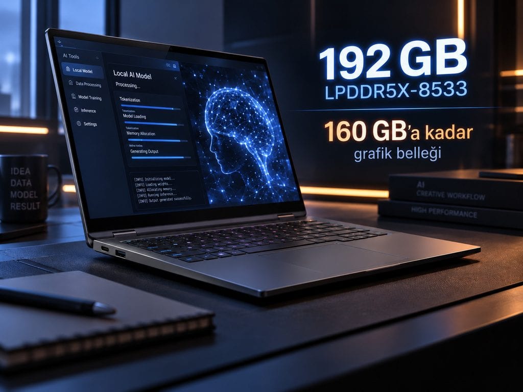 192 Gb Ramli Laptop Tanitildi Ryzen Ai Max Pro 495 Ile Geliyor H3