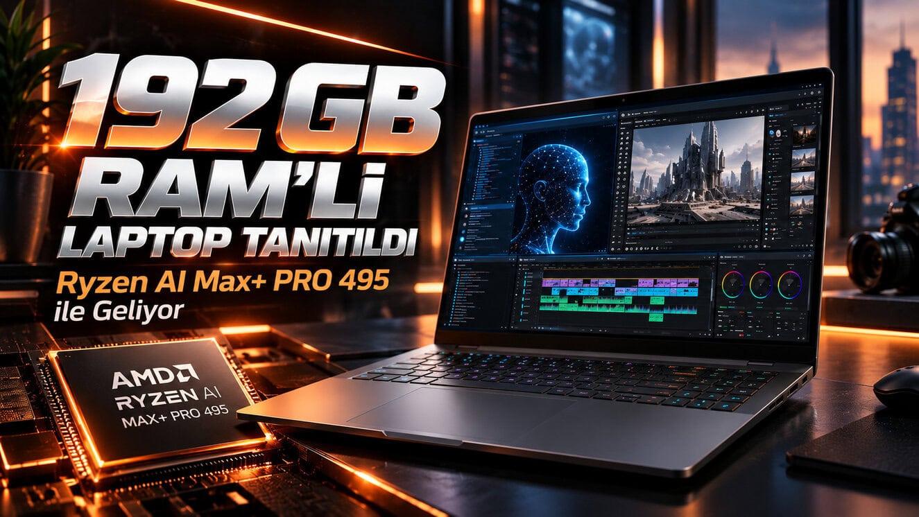 192 Gb Ram’li Laptop Tanıtıldı Ryzen Ai Max+ Pro 495 Ile Geliyor