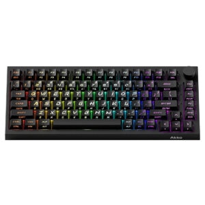 Akko 5075 V5 He Black Z Caps U Prism Manyetik Switch 8k Hz Hall Effect Hotswap Argb Kablosuz Ingilizce Gaming Klavye Fc2