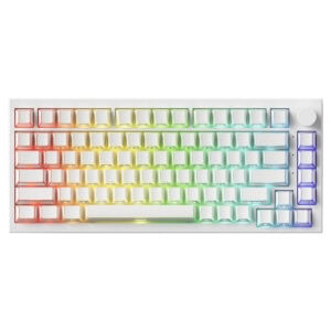 Akko 5075 V5 He Comic U Prism Manyetik Switch 8k Hz Hall Effect Hotswap Argb Kablosuz Ingilizce Gaming Klavye Fc1