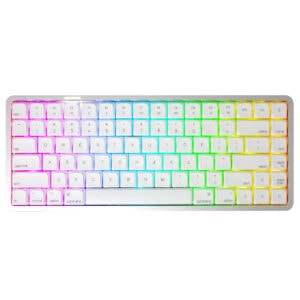 Akko Air 01 Low Profile Cloudy White U Kailh Cloud Switch Hotswap Rgb Kablosuz Ingilizce Mekanik Gaming Klavye Fc1