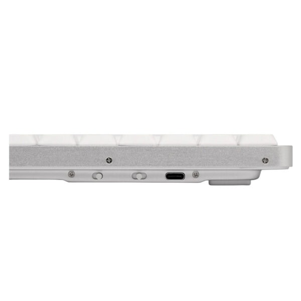 Akko Air 01 Low Profile Cloudy White U Kailh Cloud Switch Hotswap Rgb Kablosuz Ingilizce Mekanik Gaming Klavye Fc10