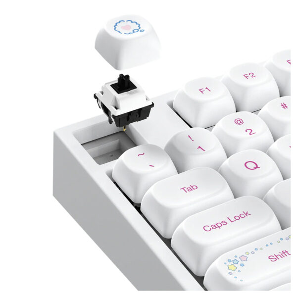 Akko Cinnamoroll 5087 V5 Tkl V3 Piano Pro Switch Hotswap Argb Kablosuz Ingilizce Mekanik Gaming Klavye Fc4