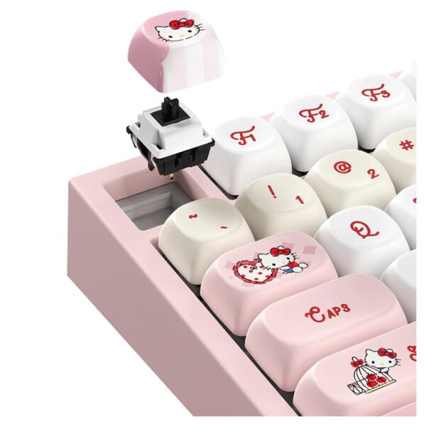 Akko Hello Kitty 5087 V5 Tkl V3 Piano Pro Switch Hotswap Argb Kablosuz Ingilizce Mekanik Gaming Klavye Fc4
