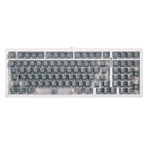 Akko Monsgeek M2 V5 He White Transparent Astroaim Manyetik Switch 8k Hz Hall Effect Hotswap Rgb Kablosuz Ingilizce Gaming Klavye Fc2