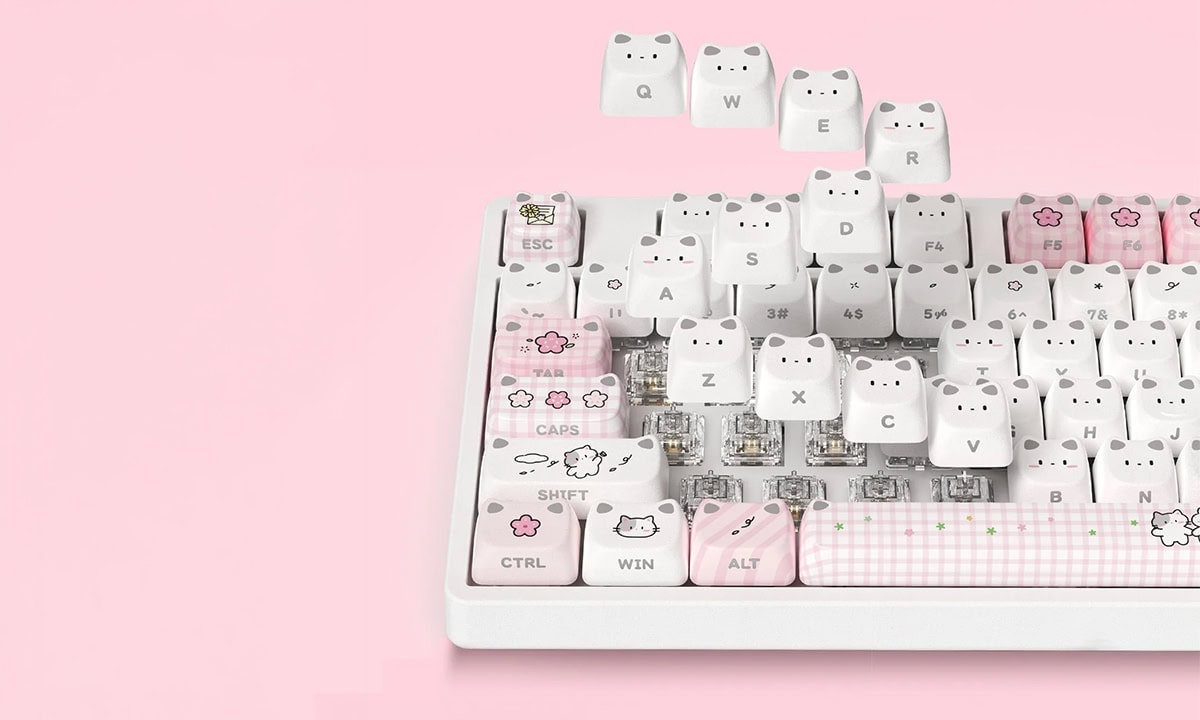 akko-shiny-kitten-5108-v5-white-crystal-silver-ultra-switch-8k-hz-hotswap-argb-kablosuz-ingilizce-mekanik-gaming-klavye