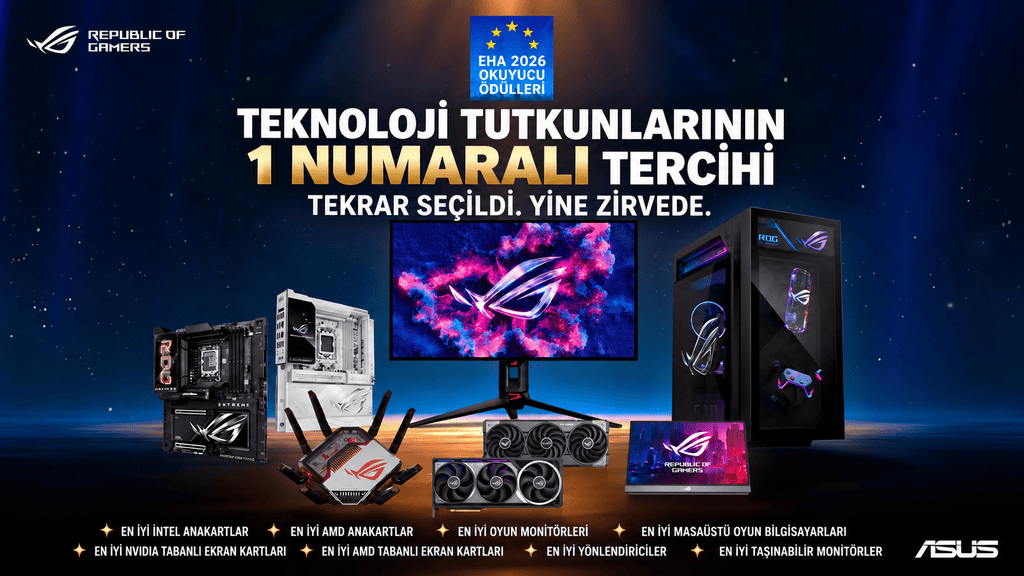 Asus, 2026 Eha Reader Awards'ta 10 Ödül Kazandı! Rog Gaming Laptoplar Da Listede H2