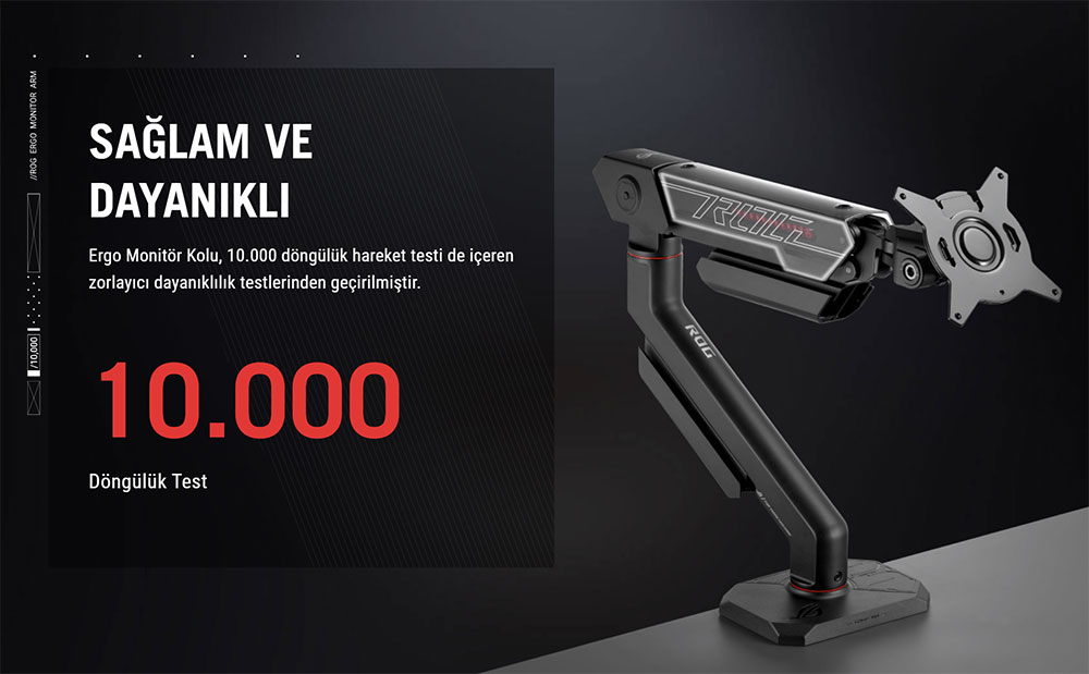 ROG Ergo Monitor Arm AAS01R asus-rog-aas01r-ergonomik-monitor-kolu