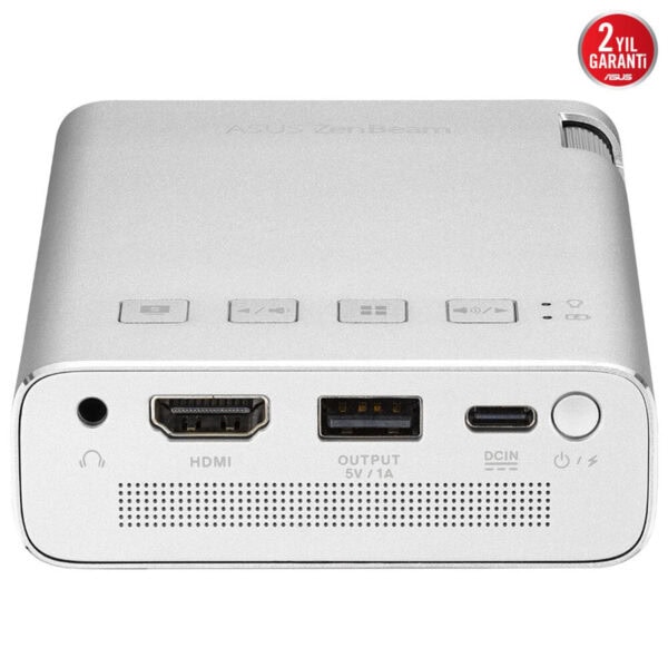 Asus Zenbeam E1r Mini Wvga 200 Led Lümen Dahili Bataryalı Taşınabilir Led Projeksiyon Cihazı 8