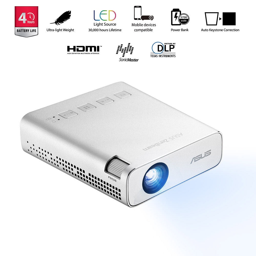 ASUS ZenBeam E1R asus-zenbeam-e1r-mini-wvga-200-lumen-dahili-bataryali-tasinabilir-led-projeksiyon-cihazi
