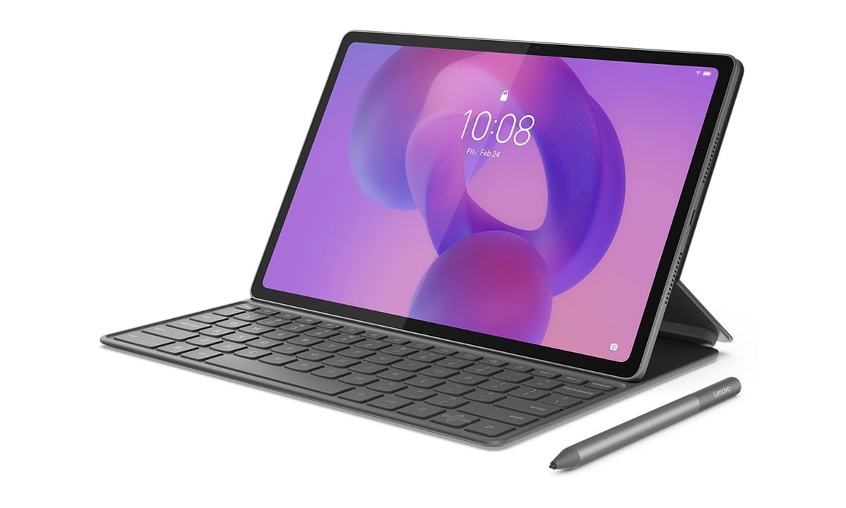 lenovo-idea-tab-plus-ile-uyumlu-folio-keyboard-luna-gri-tablet-kilifi-zg38c07494