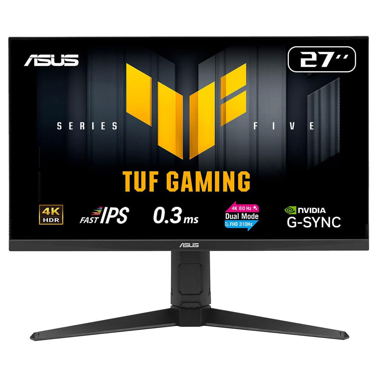 Asus Tuf Gaming Vg27uqel5a 27 Inç 75hz 4k Uhd 0.3ms 300hz Full Hd Dual Mode Adaptive Sync Fast Ips Gaming Monitör 1