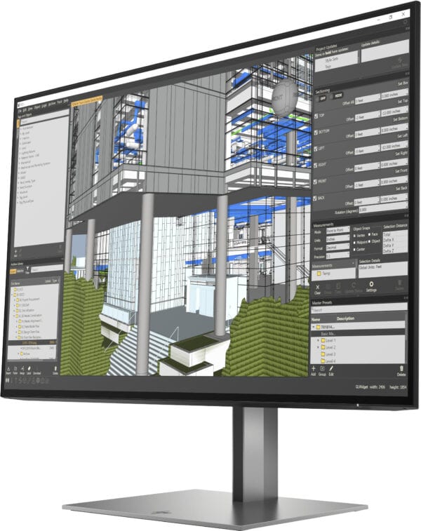 HP Z24N G3 1C4Z5AA 24 inç 60Hz 5Ms IPS Anti-Glare WUXGA Pivot Monitör - Görsel 5