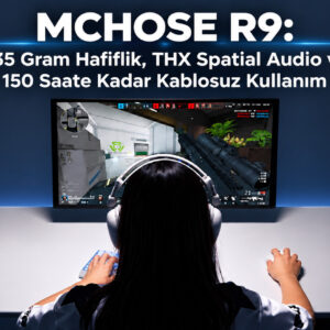 Mchose R9 235 Gram Hafiflik, Thx Spatial Audio Ve 150 Saate Kadar Kablosuz Kullanım 1