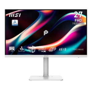Msi Pro Max 271phw E14 27 Inç 144hz 1ms Full Hd Freesync Ips Beyaz Pivot Monitör 1