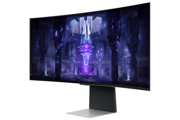 Samsung G85SB 34 inç 175Hz 0.03ms UWQHD FreeSync QD-OLED Kavisli Gümüş Gaming Monitör - Görsel 4