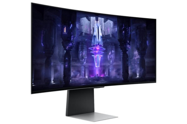 Samsung G85SB 34 inç 175Hz 0.03ms UWQHD FreeSync QD-OLED Kavisli Gümüş Gaming Monitör - Görsel 5
